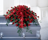 Dearly Departed Casket Spray